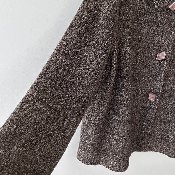 Vintage Gray Button Up Swing Jacket - Picture 4 of 16